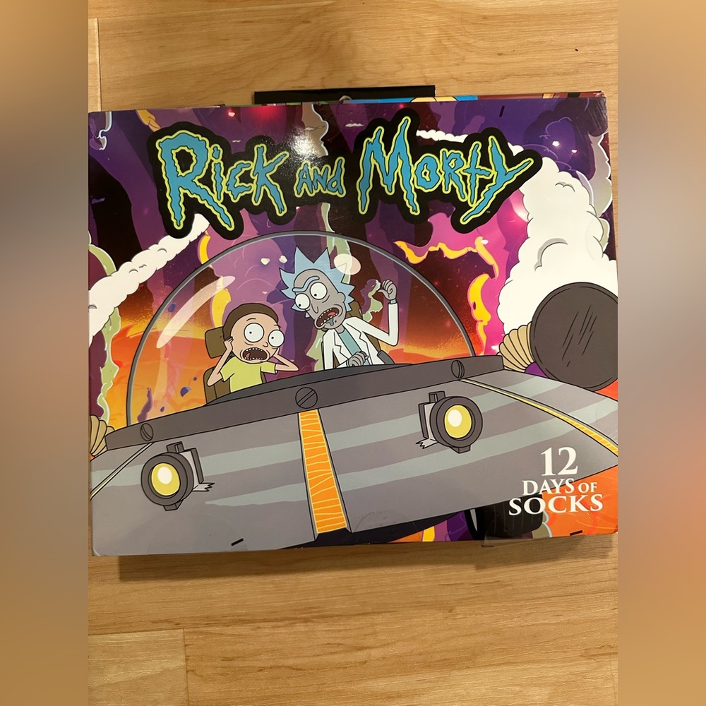 Rick and Morty 12 days of socks